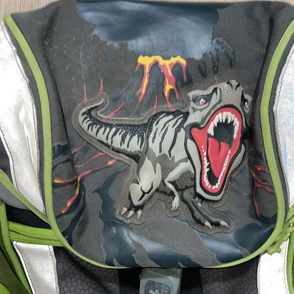 Step by Step Flexline Satchel Backpack 3D Dinosaur Design Rare To‎ Find
